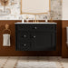 Wall Mounted Bathroom Vanity With 2 Drawers, 1 Tip Out Drawer, 3 Holes Sink Hearth and Haven