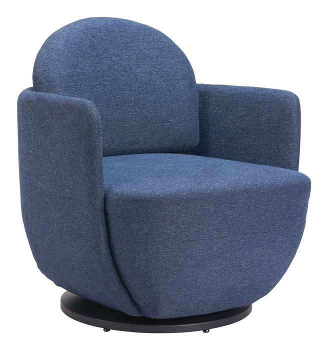 Bant - Swivel Chair - Blue Zuo Modern