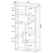 Currey - 6 Shelf Bookshelf - Mango Color Furniture Max