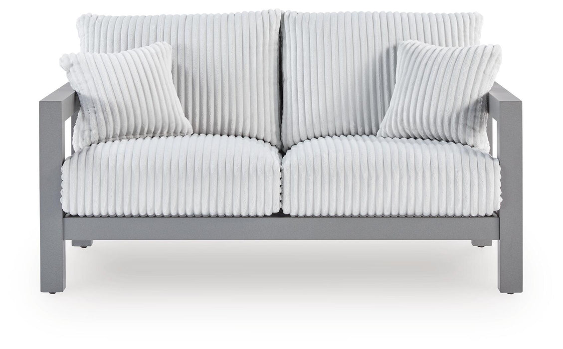 Hurley Park - Loveseat With Cushion - Gray Signature Design by Ashley®