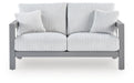 Hurley Park - Loveseat With Cushion - Gray Signature Design by Ashley®