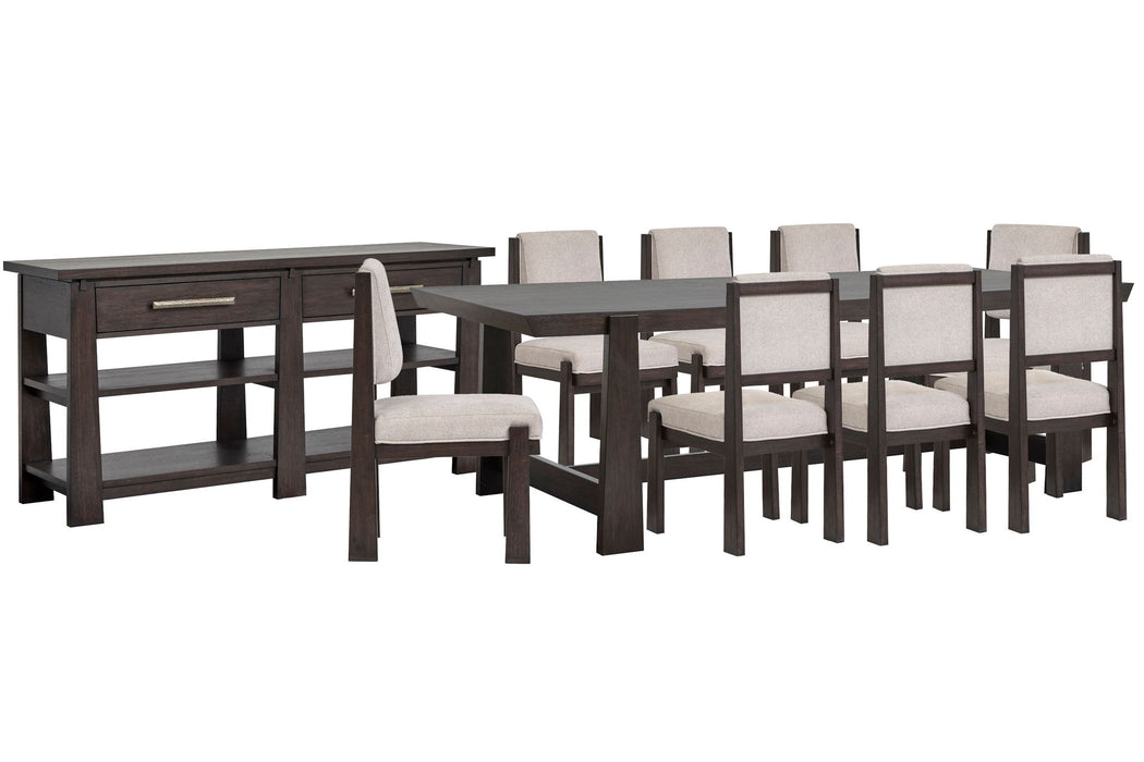 Tauren - Trestle Dining Table Set Magnussen Furniture