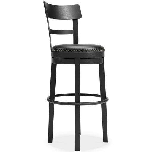 Valebeck - Tall Upholstered Swivel Barstool Signature Design by Ashley®
