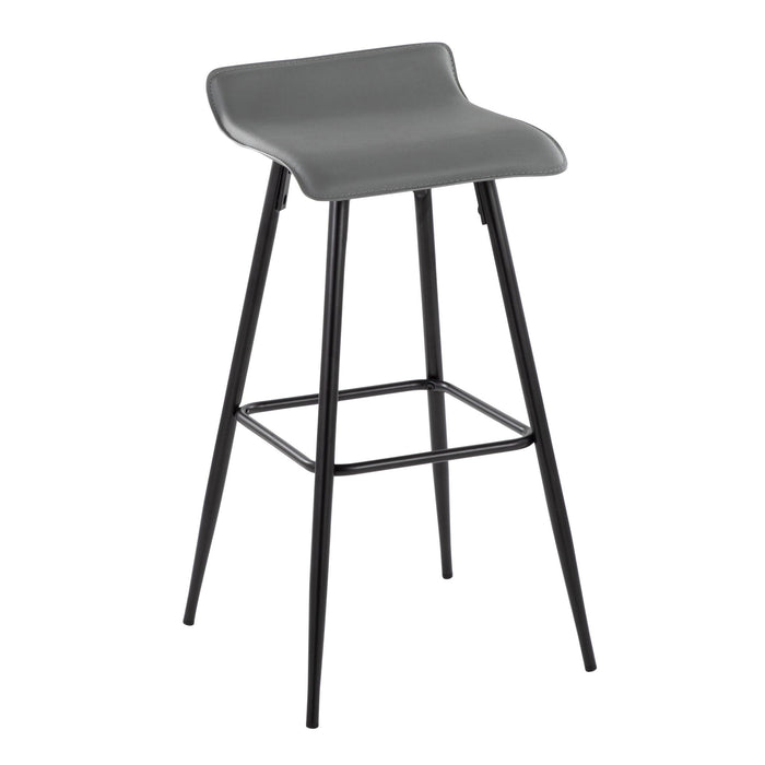 Ale - Contemporary Fixed-Height Bar Stool (Set of 2) Lumi Source