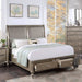Bed With 2 Panel Upholstered Headboard And Footboard Drawers Home Essentials