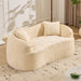 Curved 2 Person Compress Sofa With Armrests, Includes Pillows Home Essentials