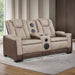 Bruno - Power Reclining Loveseat With Bluetooth Speakers Matrix Furniture Group