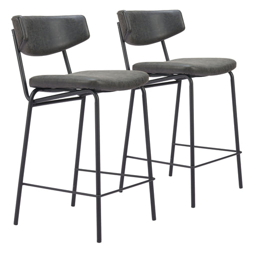Charon - Counter Stool (Set of 2) Zuo Modern