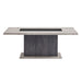 Dining Table, Fits Up To 6 People - Gray Global Furniture USA