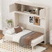 Rustic Casual Murphy Bed With Storage Cabinets Hearth and Haven