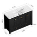 Bathroom Vanity With Sink Combo, 4 Soft Close Doors And 2 Drawers Home Essentials