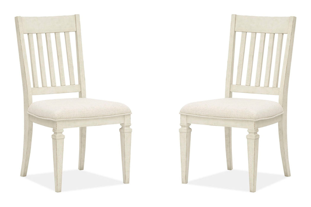 Newport - Dining Side Chair With Upholstered Seat (Set of 2) - Alabaster Magnussen Furniture