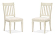 Newport - Dining Side Chair With Upholstered Seat (Set of 2) - Alabaster Magnussen Furniture
