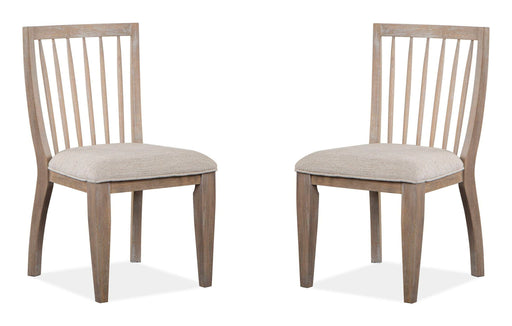 Ainsley - Dining Side Chair With Upholstered Seat (Set of 2) - Cerused Khaki Magnussen Furniture