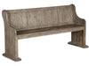 Tinley Park - Bench With Back - Dove Tail Gray Magnussen Furniture