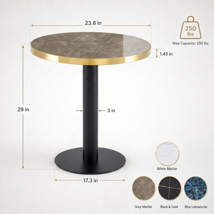 Elegant Round Bistro Table Home Essentials
