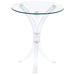 Bailey - Round Top Side Table - Clear Furniture Max