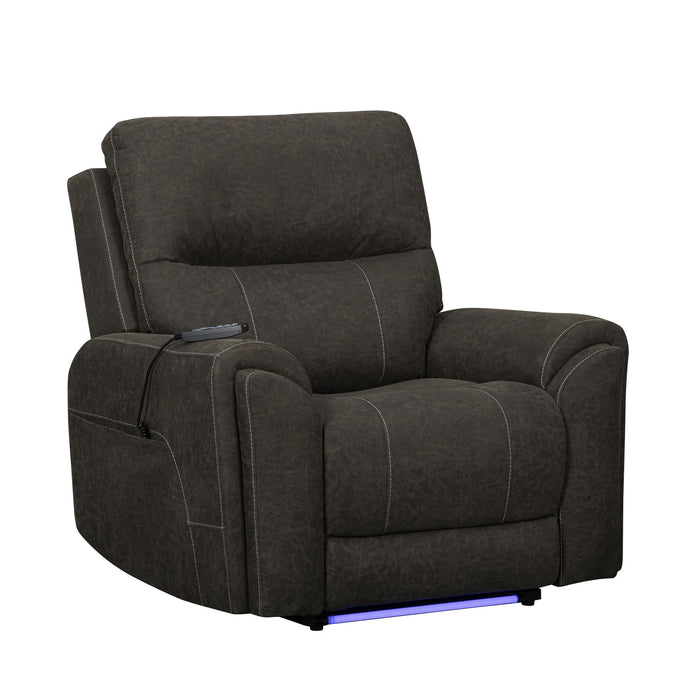 Gaia - Auto Glider Recliner With Power Headrest & Footrest New Classic