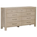 Flores - 9 Drawer Dresser - Mango Color Furniture Max