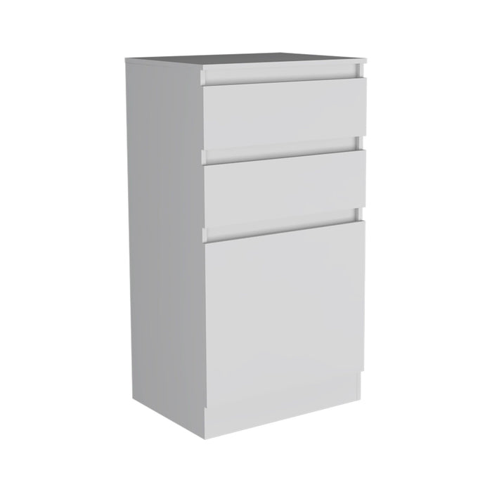 Two Drawer Standard Chest - White
