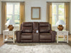 Gravier - Power Reclining Loveseat With Console / Adjustable Headrest - Cordova Benchcraft®