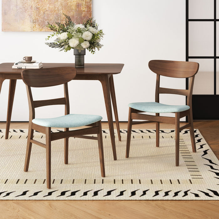Dining Chairs With Cushioned Seat (Set of 2) Noble House