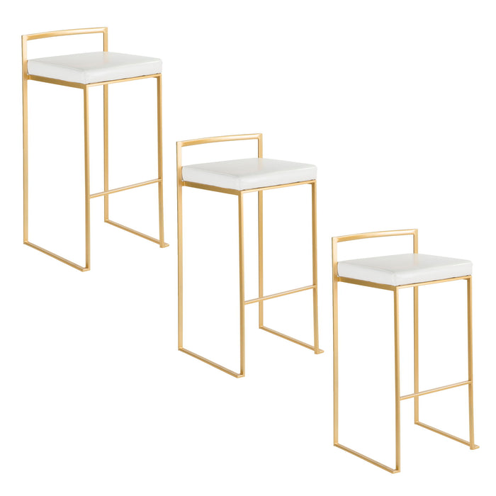 Fuji - Contemporary / Glam & Quality Construction Barstool Lumi Source