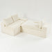 Modular Sofa, Convertible Twin Seat With Chaise Lounge Home Essentials