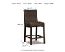 Paradise Trail - Barstool (Set of 2) - Medium Brown Signature Design by Ashley®