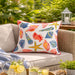 Square Coral Outdoor Pillows (Set of 2) - Multi Daily Nest