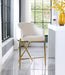 Xavier - Counter Stool with Gold Legs Meridian Furniture