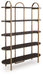 Brentmour - Bookcase - Brown / Gold Finish Signature Design by Ashley®