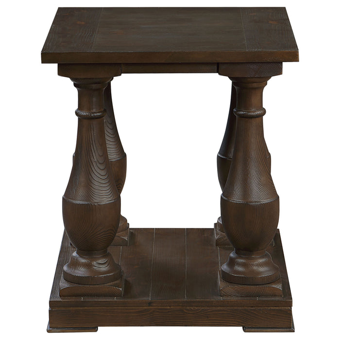 Byer - Rectangular Side End Table Coffee - Coffee Furniture Max