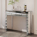 Console Table With 2 Drawers For Living Room - Silver Home Essentials