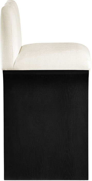 Shaw - Counter Stool - Black Base Meridian Furniture