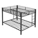 Bunk Bed For Kids, Convertible Frame With Ladders & Guardrail Home Essentials
