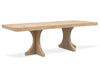 Somerset - Trestle Dining Table - Butternut and Omari Natural Magnussen Furniture