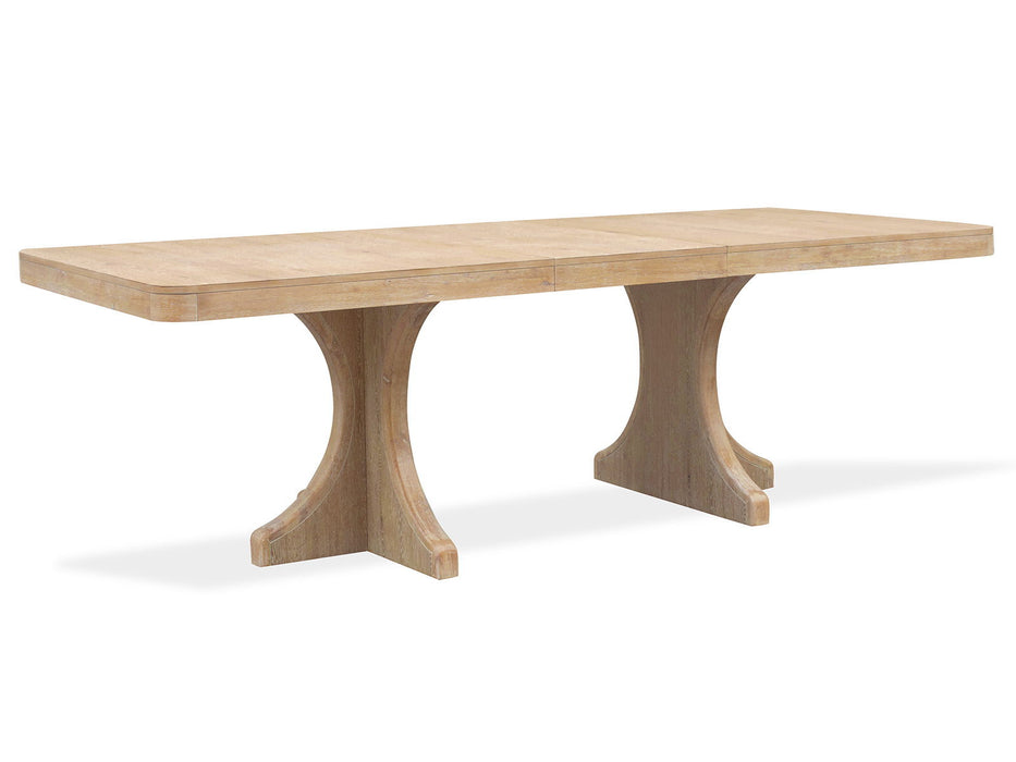 Somerset - Trestle Dining Table - Butternut and Omari Natural Magnussen Furniture