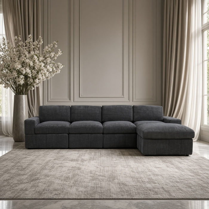 Modular Sectional Sofa, Reversible Set Home Essentials