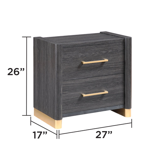 Clifton - 2 Drawer Nightstand - Espresso Matrix Furniture Group
