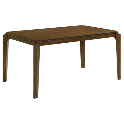 Warren - Rectangular Dining Table - Dark Brown Furniture Max