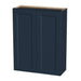 Shaker Wall Cabinet With Soft Close Hinges, Adjustable Shelves, Double Door Home Essentials