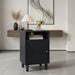 Nightstand With Charging Station & Storage Home Essentials