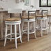 Stool With Natural Seagrass Seat Home Essentials