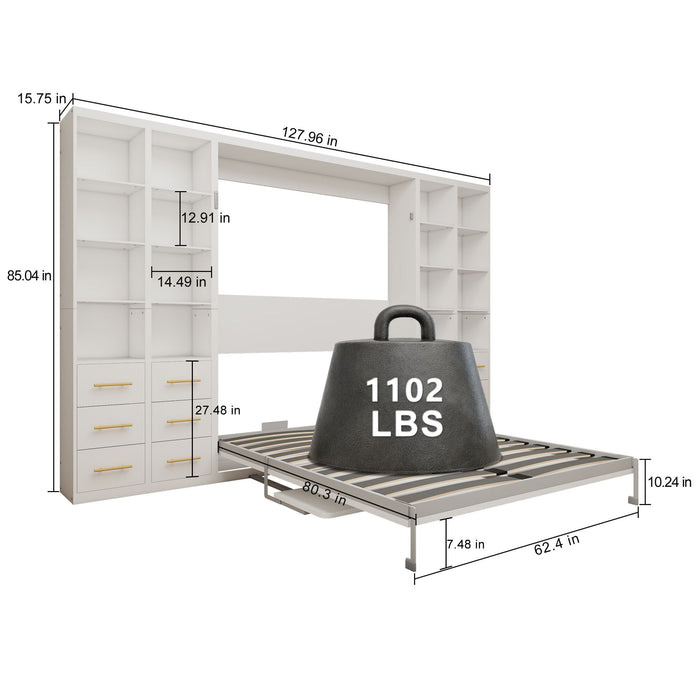 Multifunctional Vertical Murphy Wall Bed Home Essentials