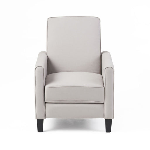 Upholstered Push Back Recliner Chair For Living Room Noble House