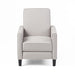 Upholstered Push Back Recliner Chair For Living Room Noble House