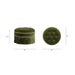 Maribel - Round Accent Ottoman - Olive Green Jennifer Taylor Home