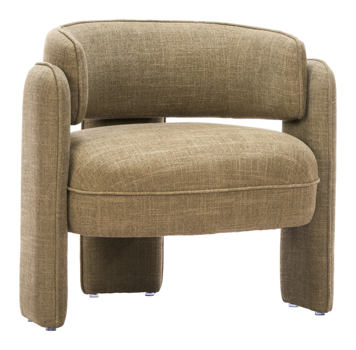 Naan - Accent Chair - Artichoke Green Zuo Modern