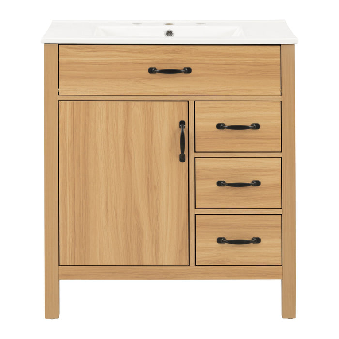 Modern Traditional Bathroom Vanity With Sink Hearth and Haven